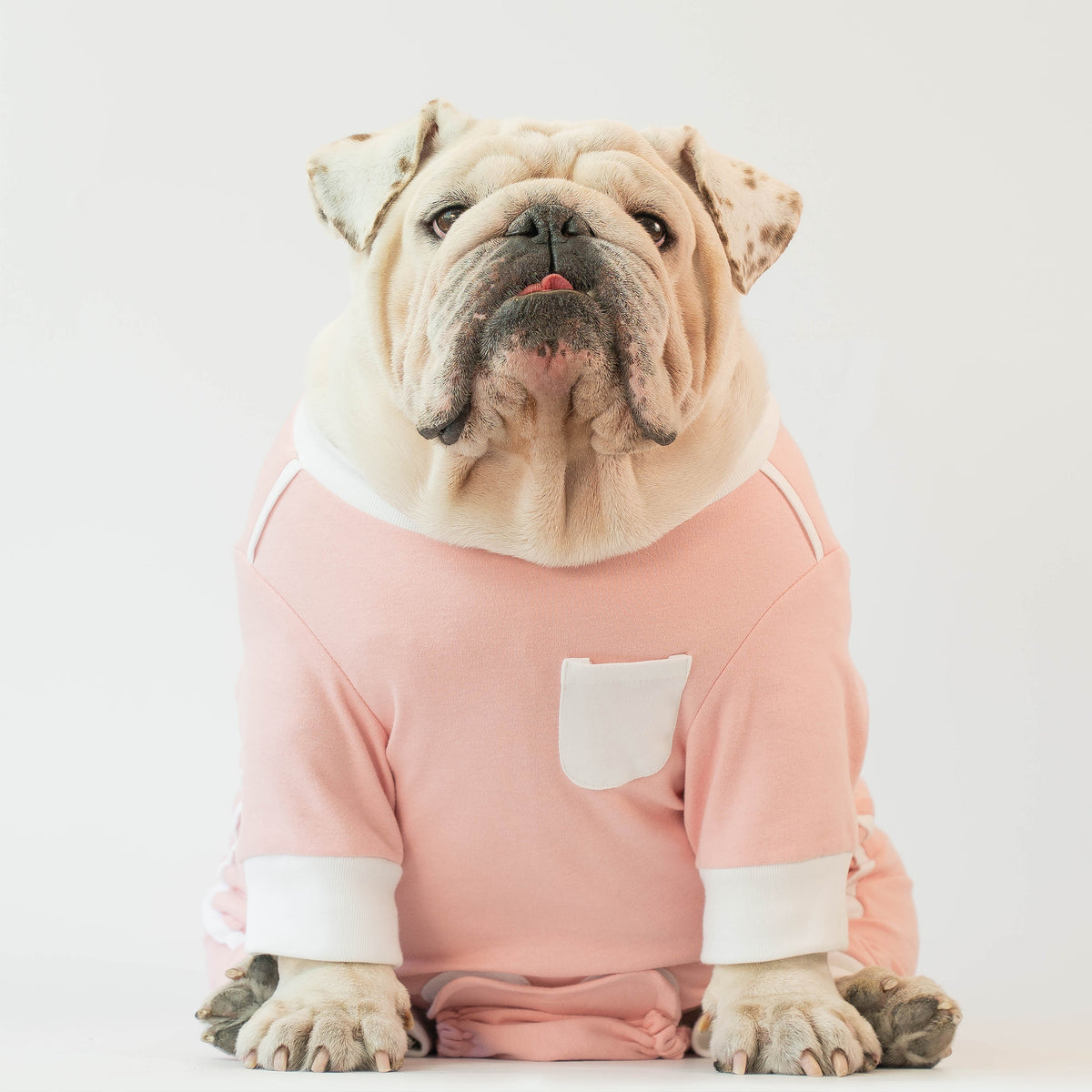 WONTON SLEEP SNUG JAMMIES in baby pink