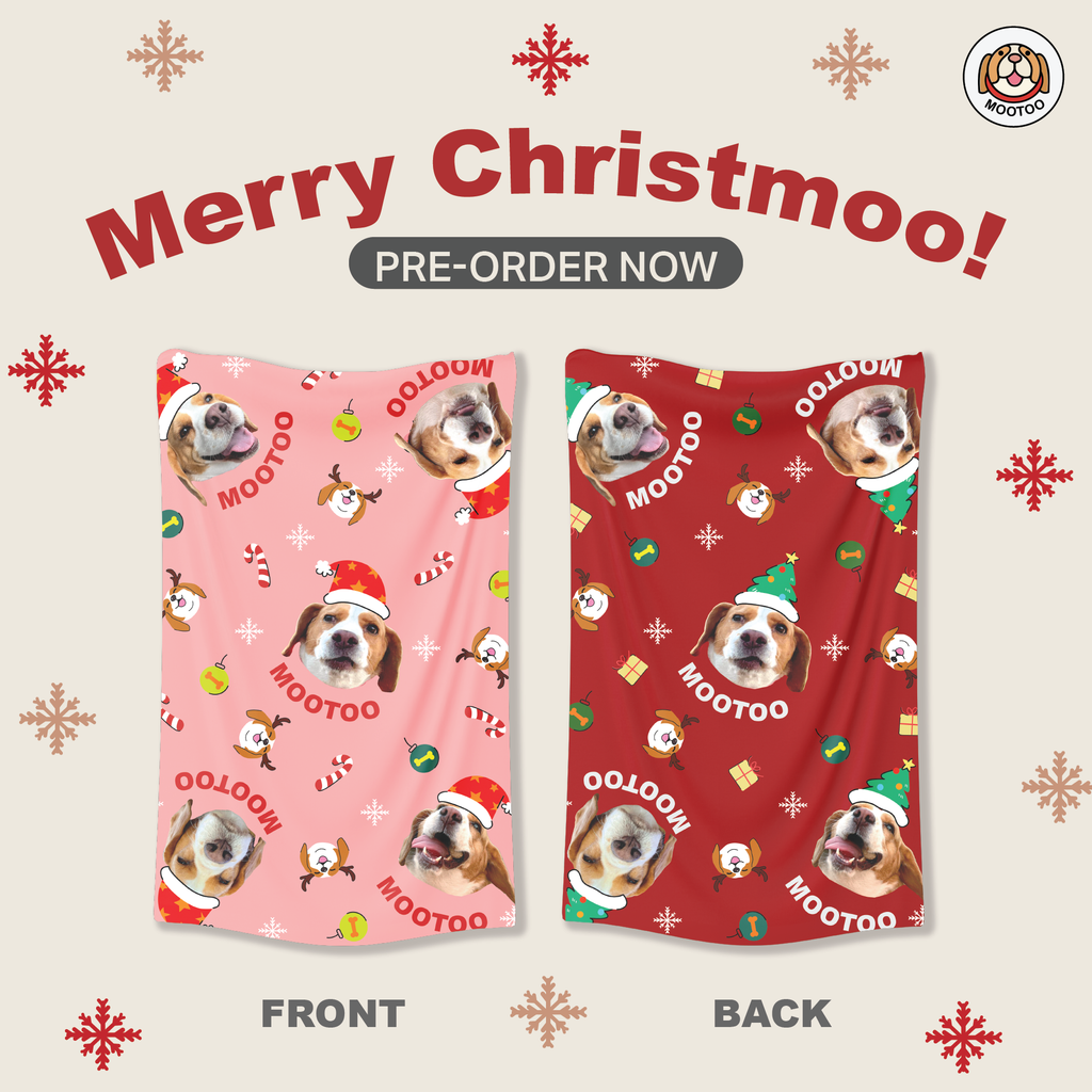 Merry Christmoo blanket in red (Limited Edition)