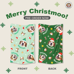 Merry Christmoo blanket in green (Limited Edition)