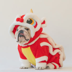 WONTON Chinese Lion costume, Chinese New Year LIMITED EDITION