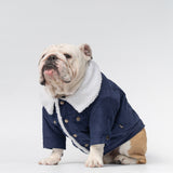 WONTON Classic Corduroy Jacket in navy