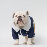 WONTON Classic Corduroy Jacket in navy