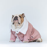 WONTON Classic Corduroy Jacket in valentine pink