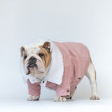 WONTON Classic Corduroy Jacket in valentine pink