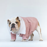 WONTON Classic Corduroy Jacket in valentine pink