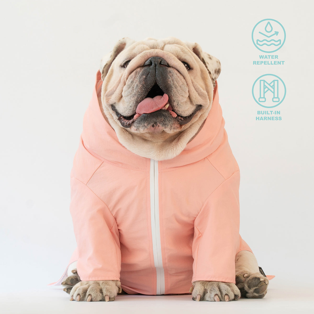 WONTON RAINFALL jacket in pink