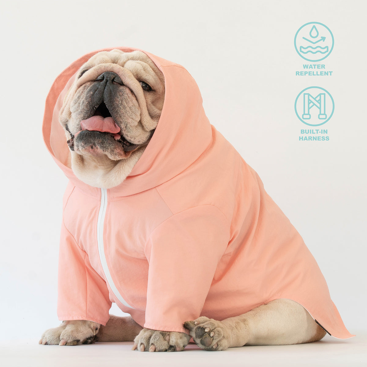 WONTON RAINFALL jacket in pink