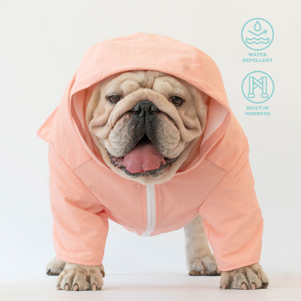 WONTON RAINFALL jacket in pink