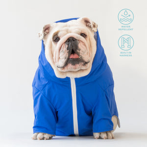 WONTON RAINFALL jacket in royal blue