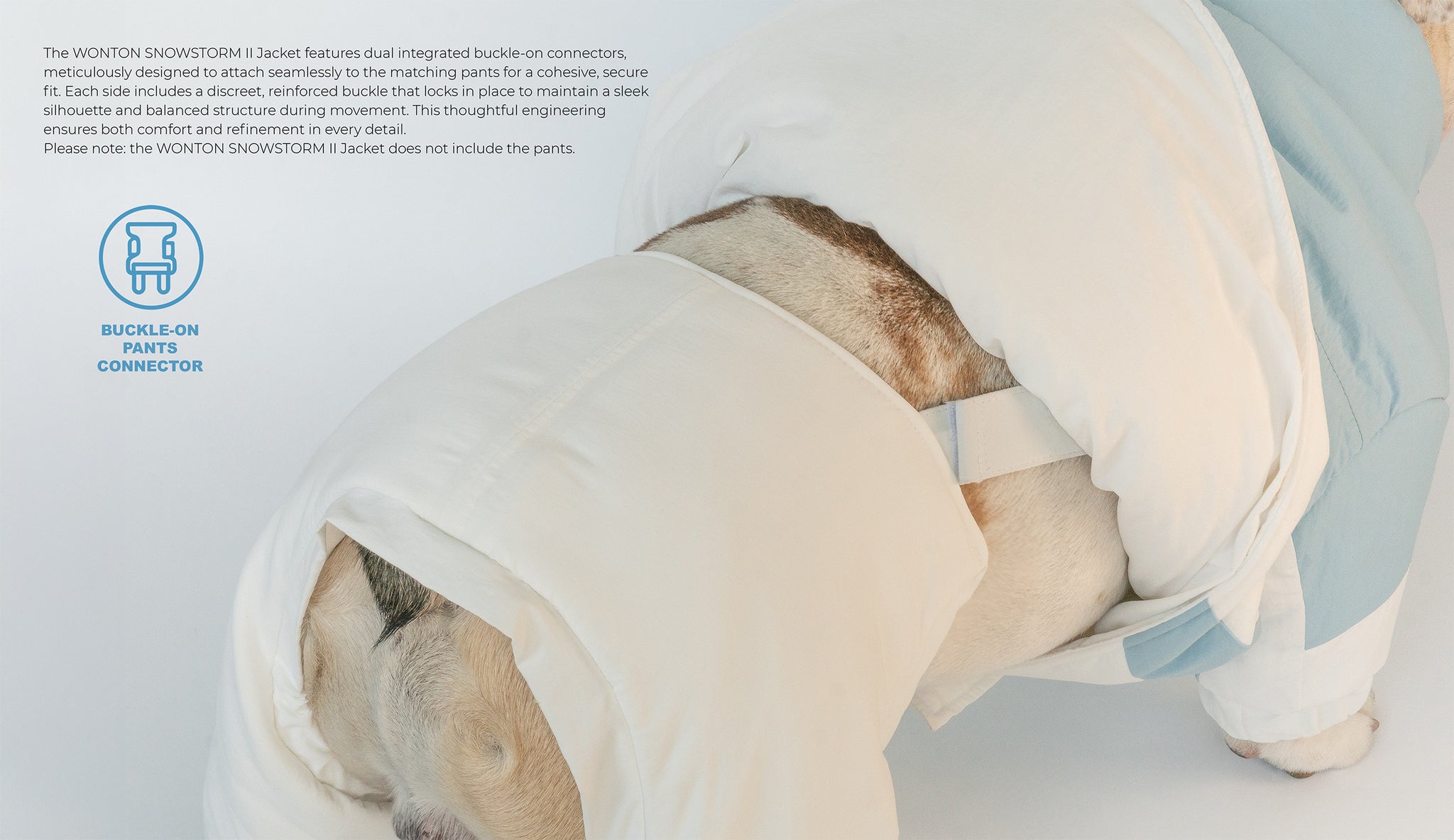 WONTON SNOWSTORM II in ice blue