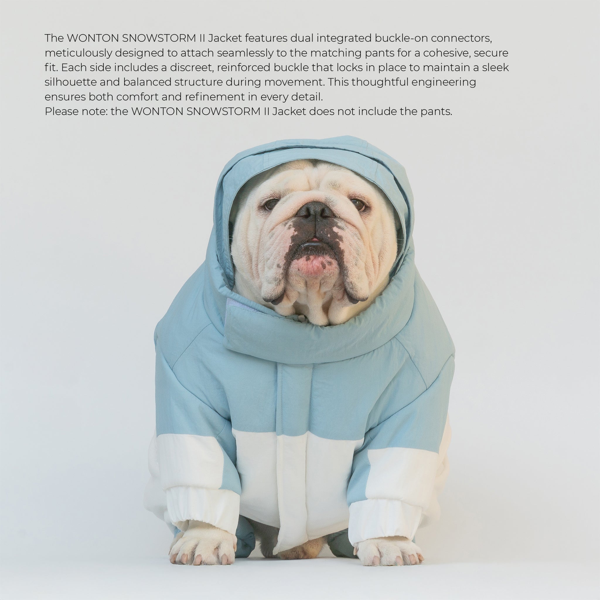 WONTON SNOWSTORM II in ice blue