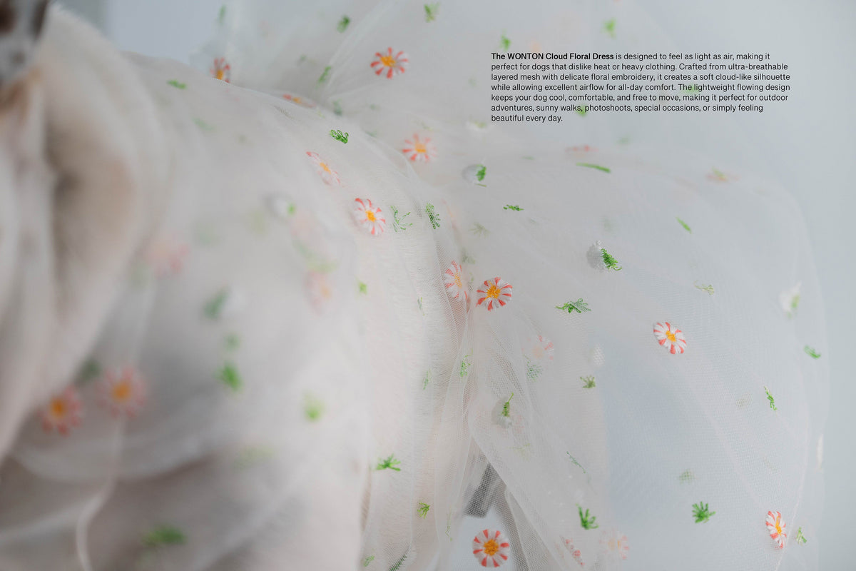 WONTON Cloud Floral Dress (Ultra-Breathable)