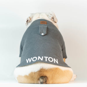WONTON T-Shirt in dark grey - WontonCollection