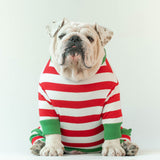 WONTON Jingle Bells onesie in red and green