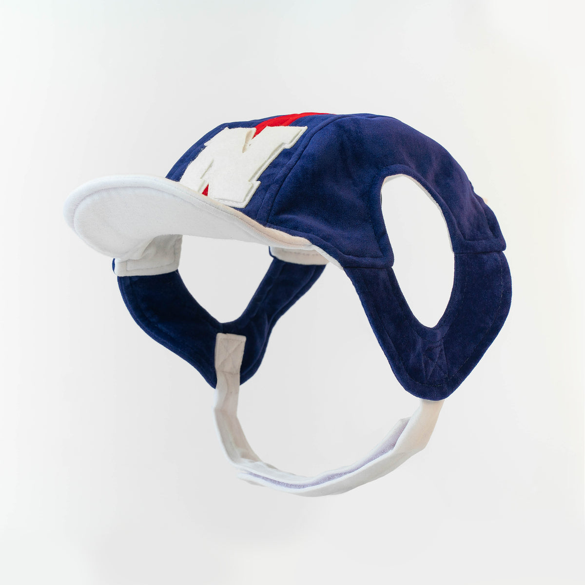 WONTON ONE CAP 2 in deep blue with red stripe