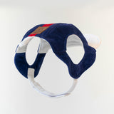 WONTON ONE CAP 2 in deep blue with red stripe