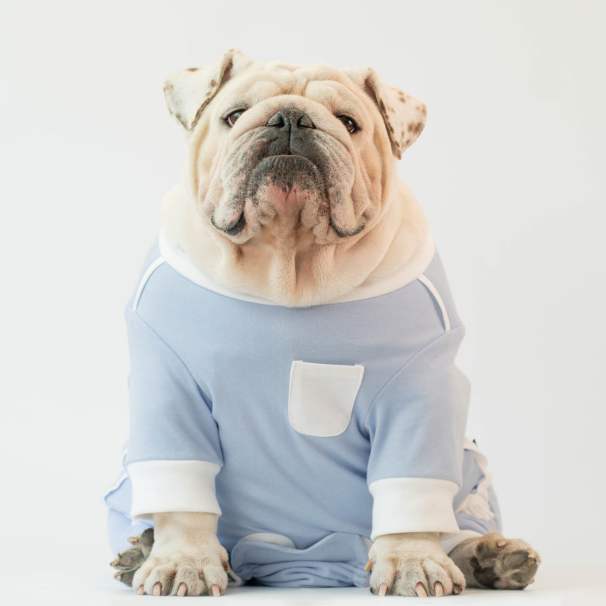WONTON SLEEP SNUG JAMMIES in baby blue