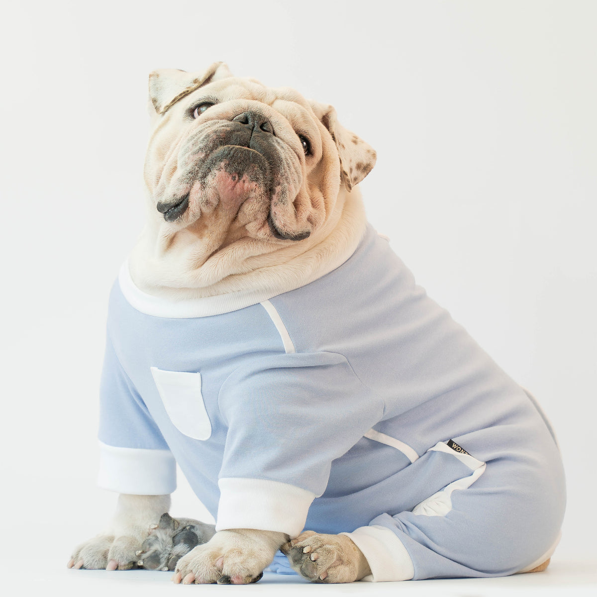 WONTON SLEEP SNUG JAMMIES in baby blue