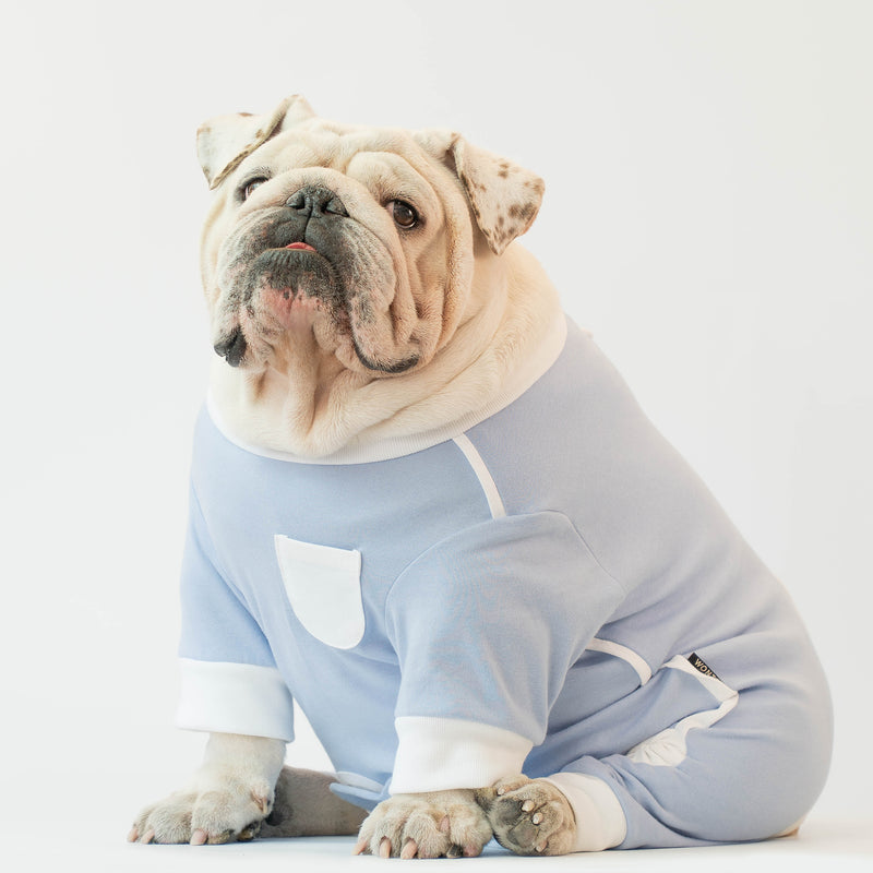 WONTON SLEEP SNUG JAMMIES in baby blue