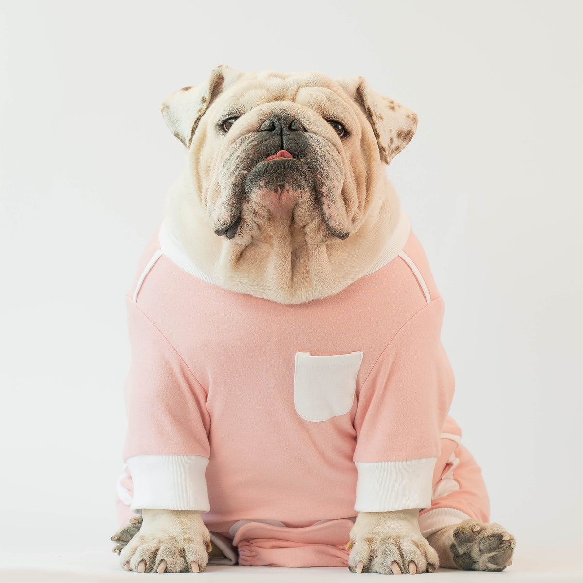 WONTON SLEEP SNUG JAMMIES in baby pink