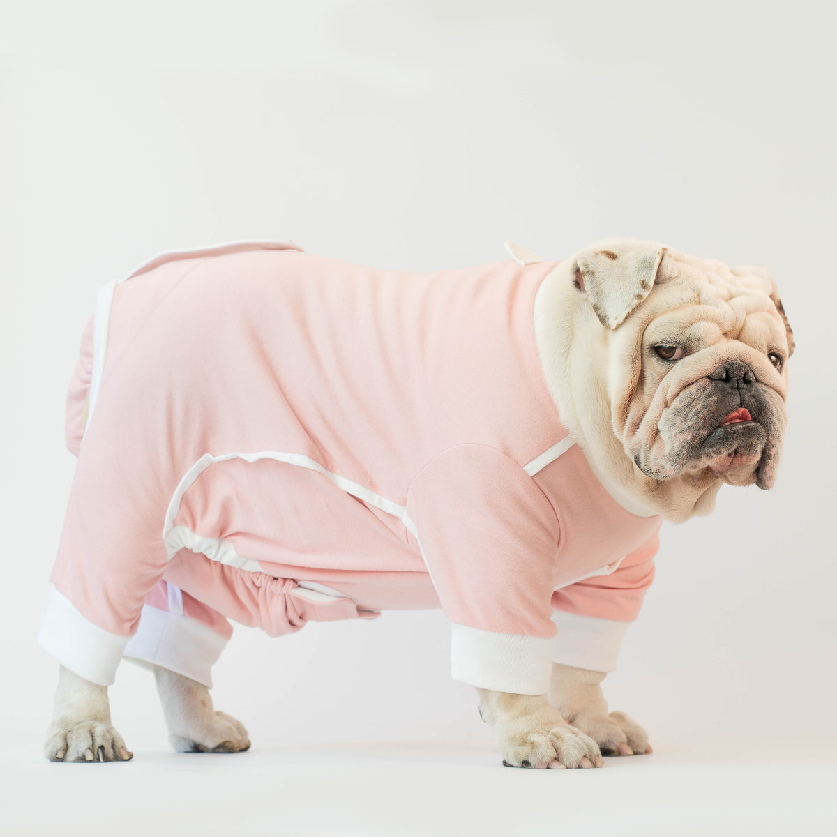 WONTON SLEEP SNUG JAMMIES in baby pink