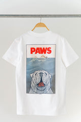 WONTON HUMAN- PAWS T-shirt in white