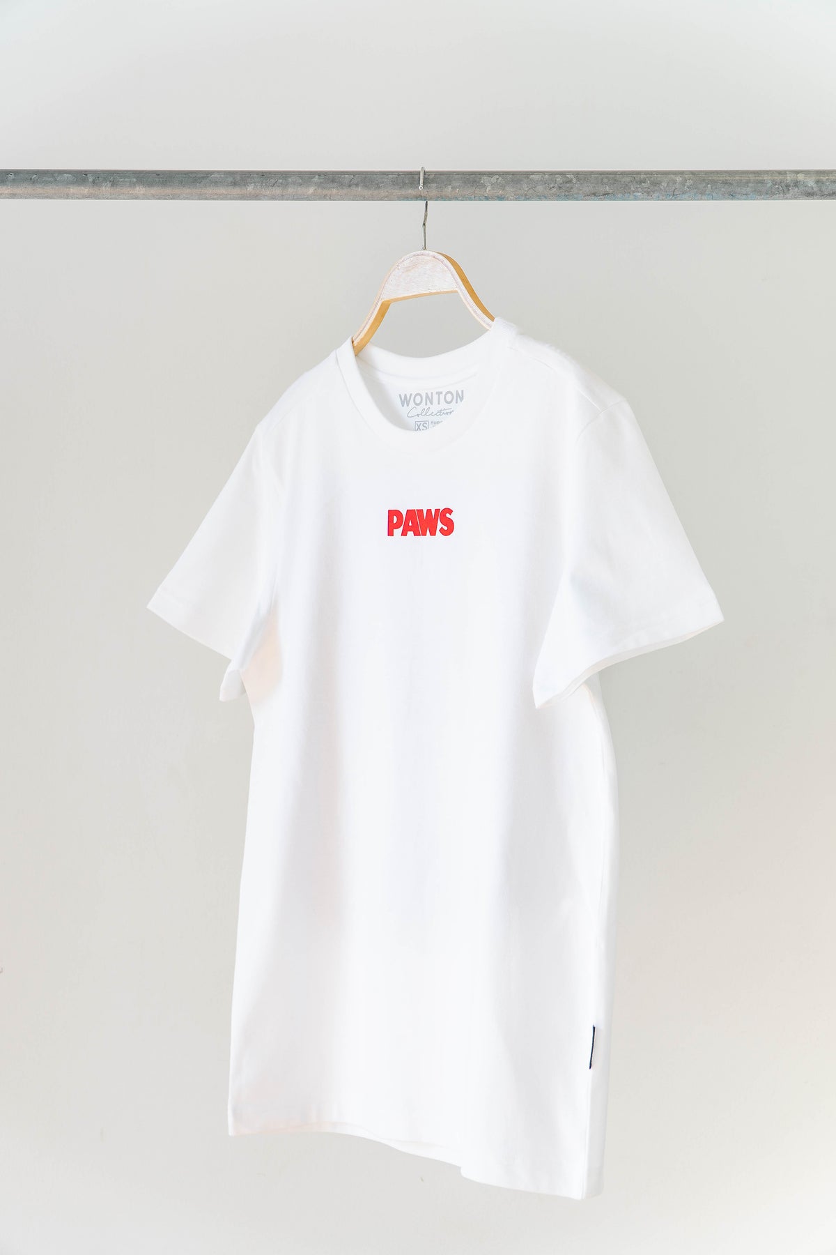 WONTON HUMAN- PAWS T-shirt in white